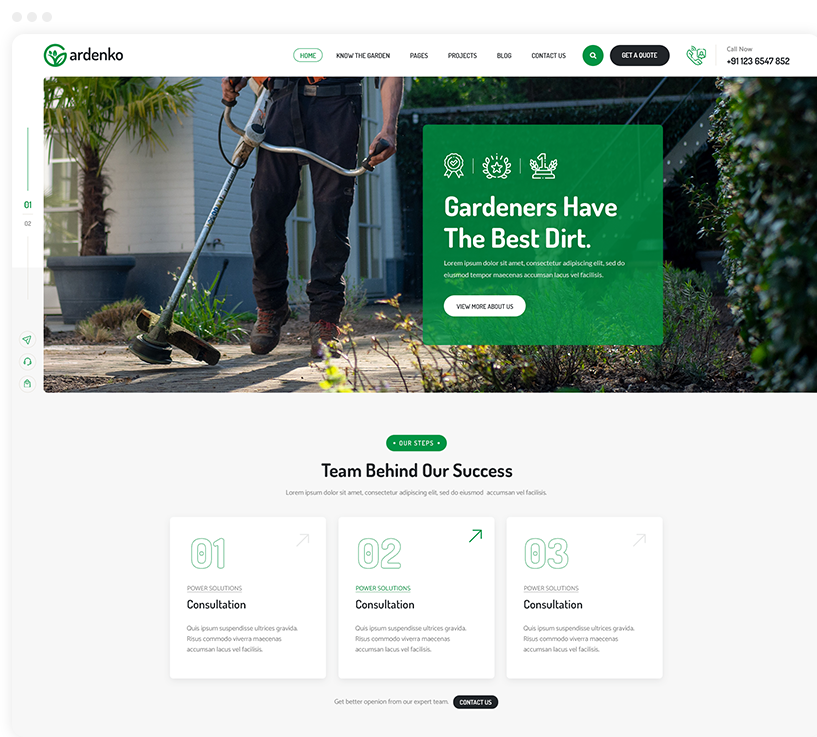 Gardening & Landscaping WordPress Theme